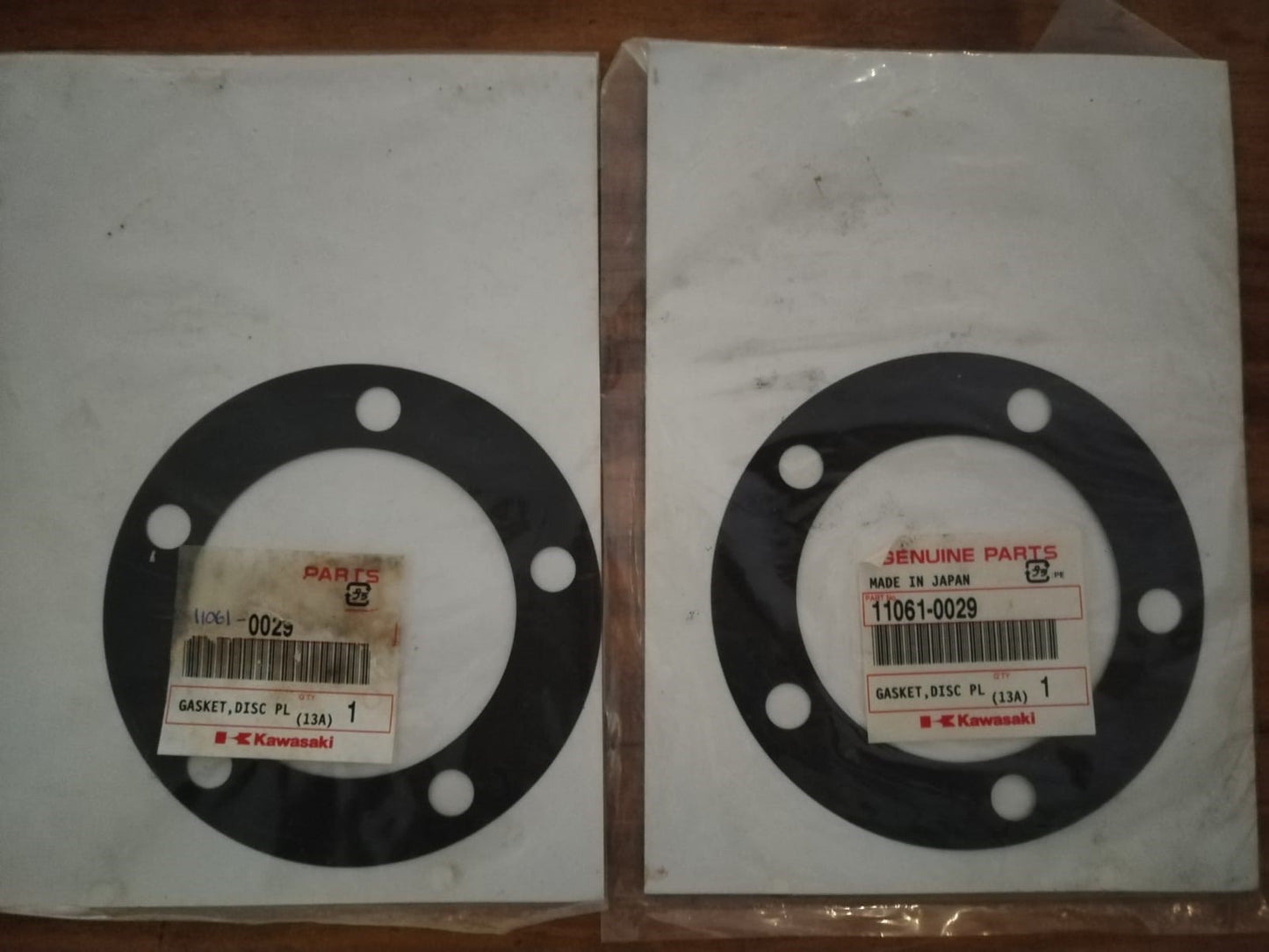 Kawasaki ZX-6R ZX-14R ZX1400 Disc / Disk Plate Gaskets