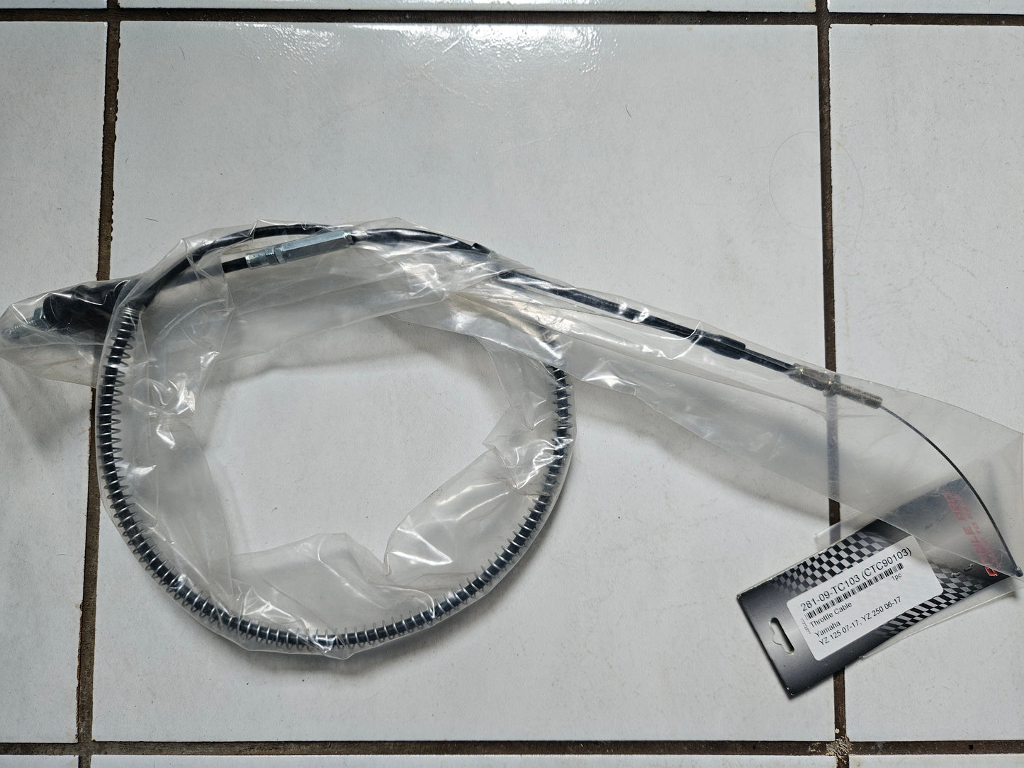 Yamaha YZ125 YZ250 Throttle Cable