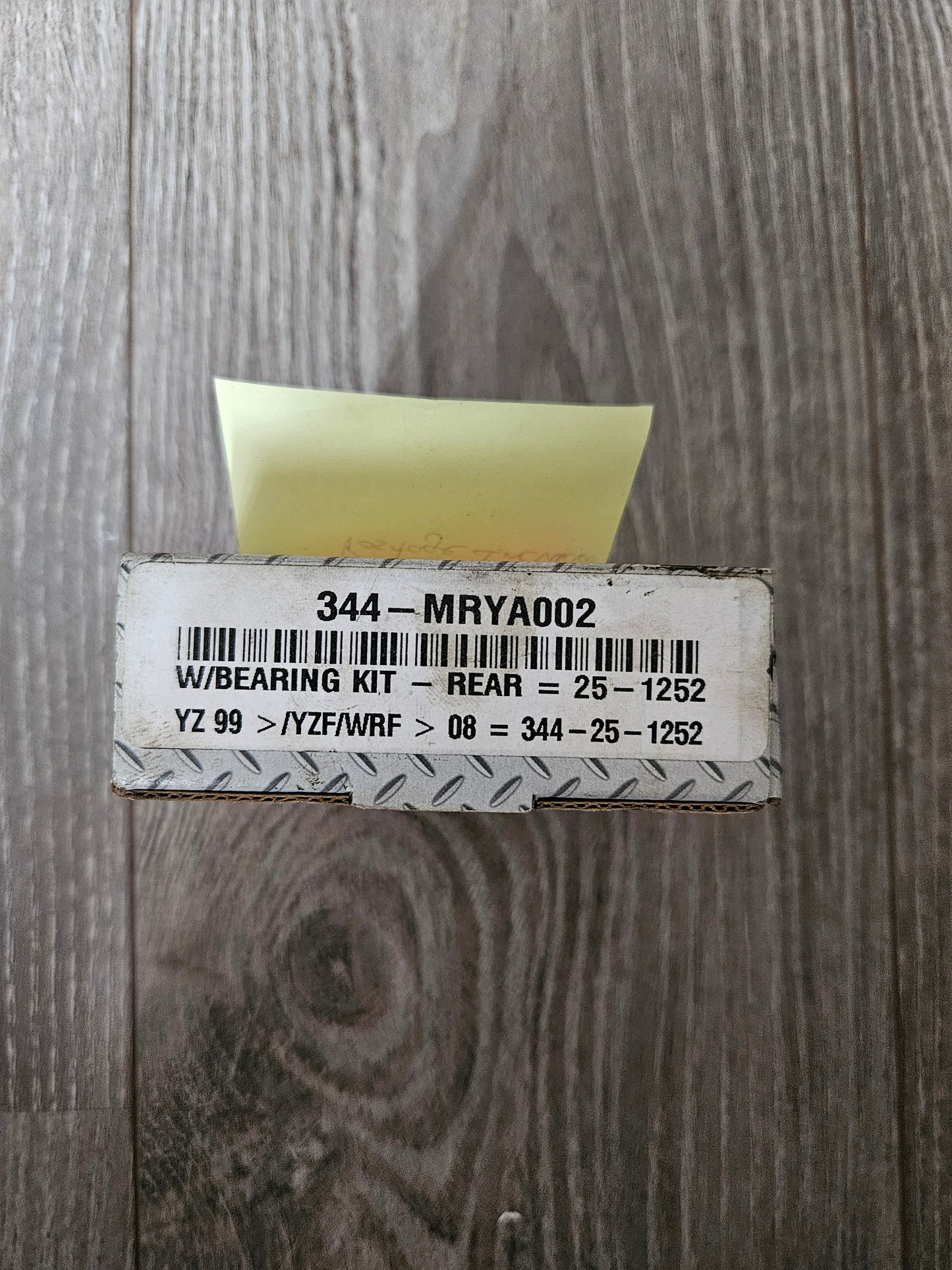 Yamaha YZ125 YZ250 Rear Wheel Bearing Kit