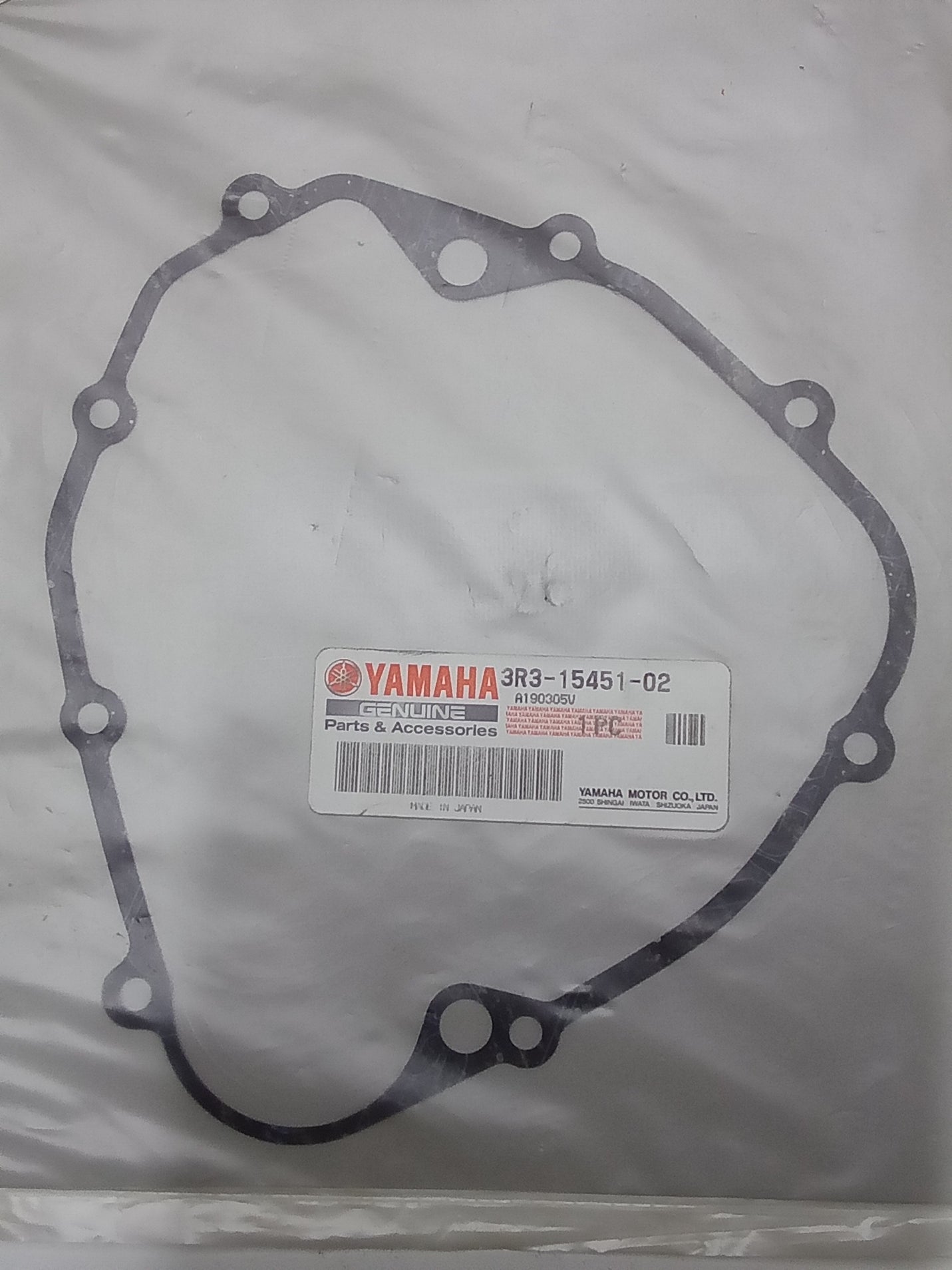 Yamaha YZ100 IT175 IT200 Clutch Cover Gasket