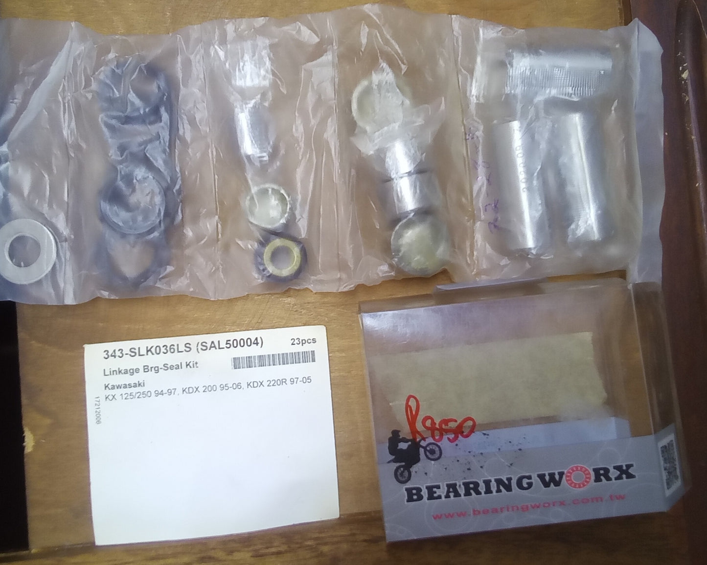 Kawasaki KX125 KX250 KDX200 KDX220R Linkage Bearing and Seal Kit
