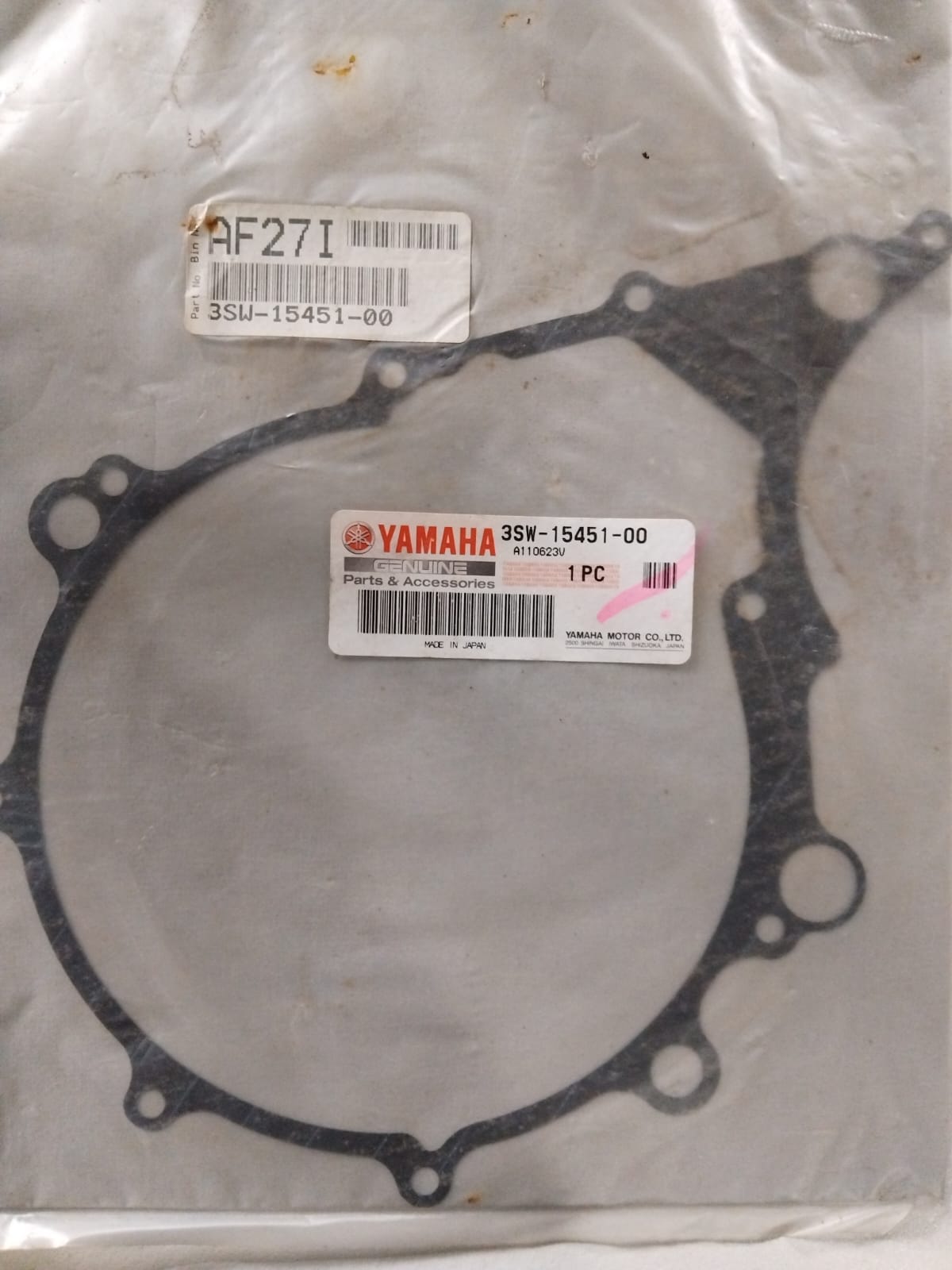 Yamaha TT600 XT600 SRX600 Flywheel Cover Gasket