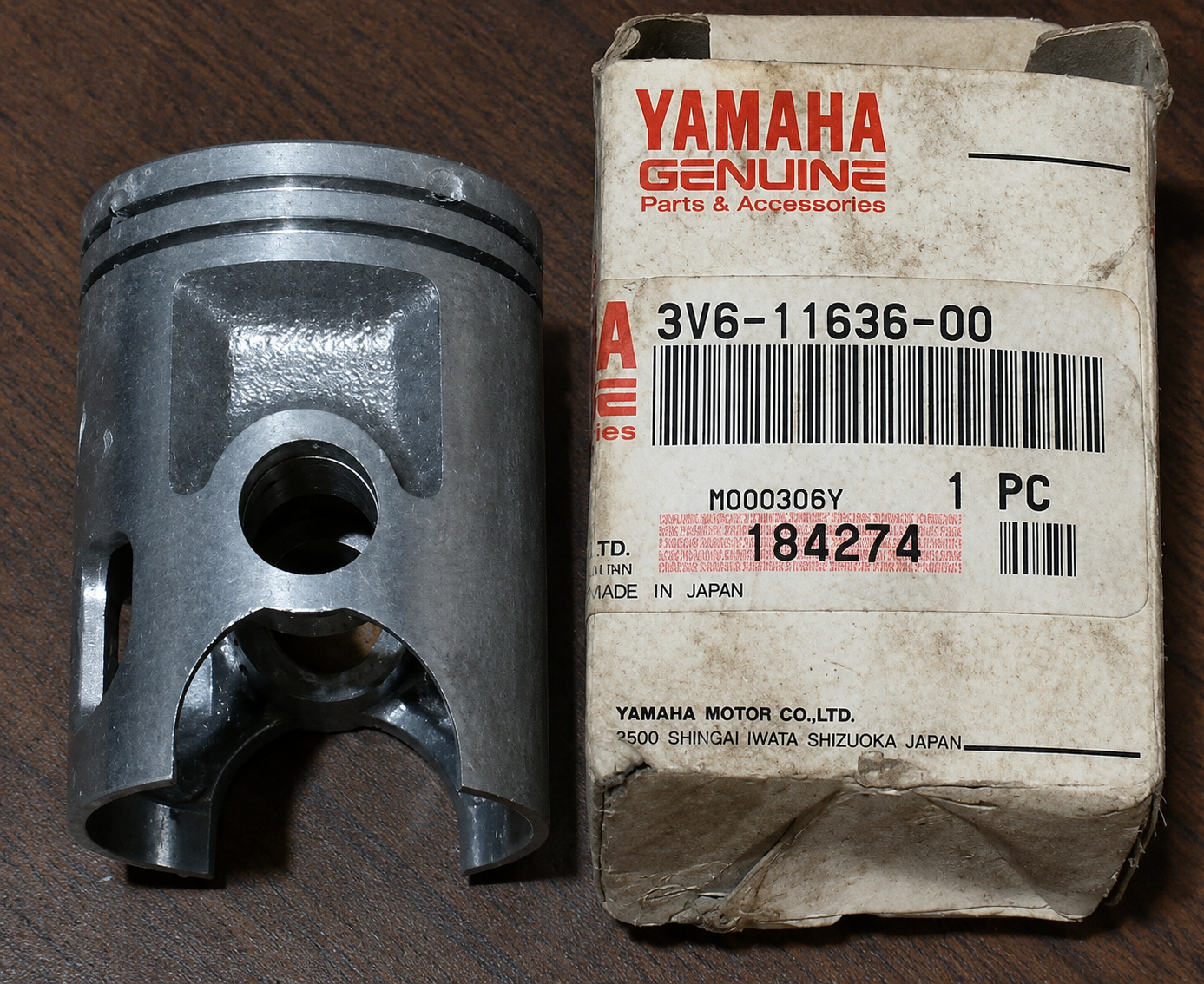Yamaha AG100 AG100F 2nd Oversize Piston
