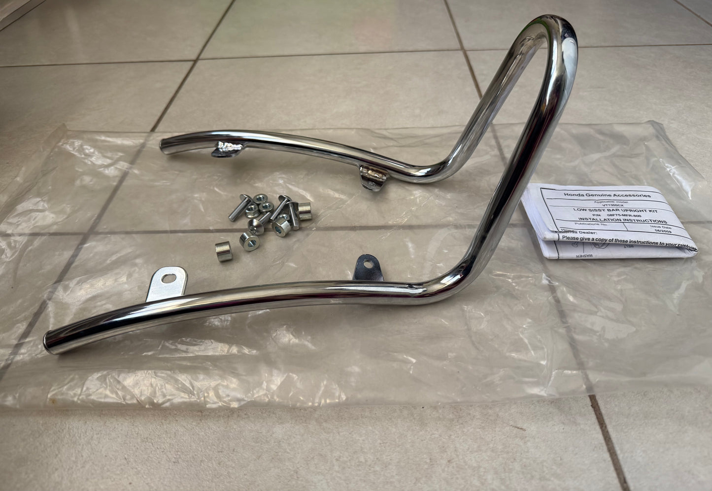 I-Honda VT1300CX VT1300 Sissy Bar / Backrest