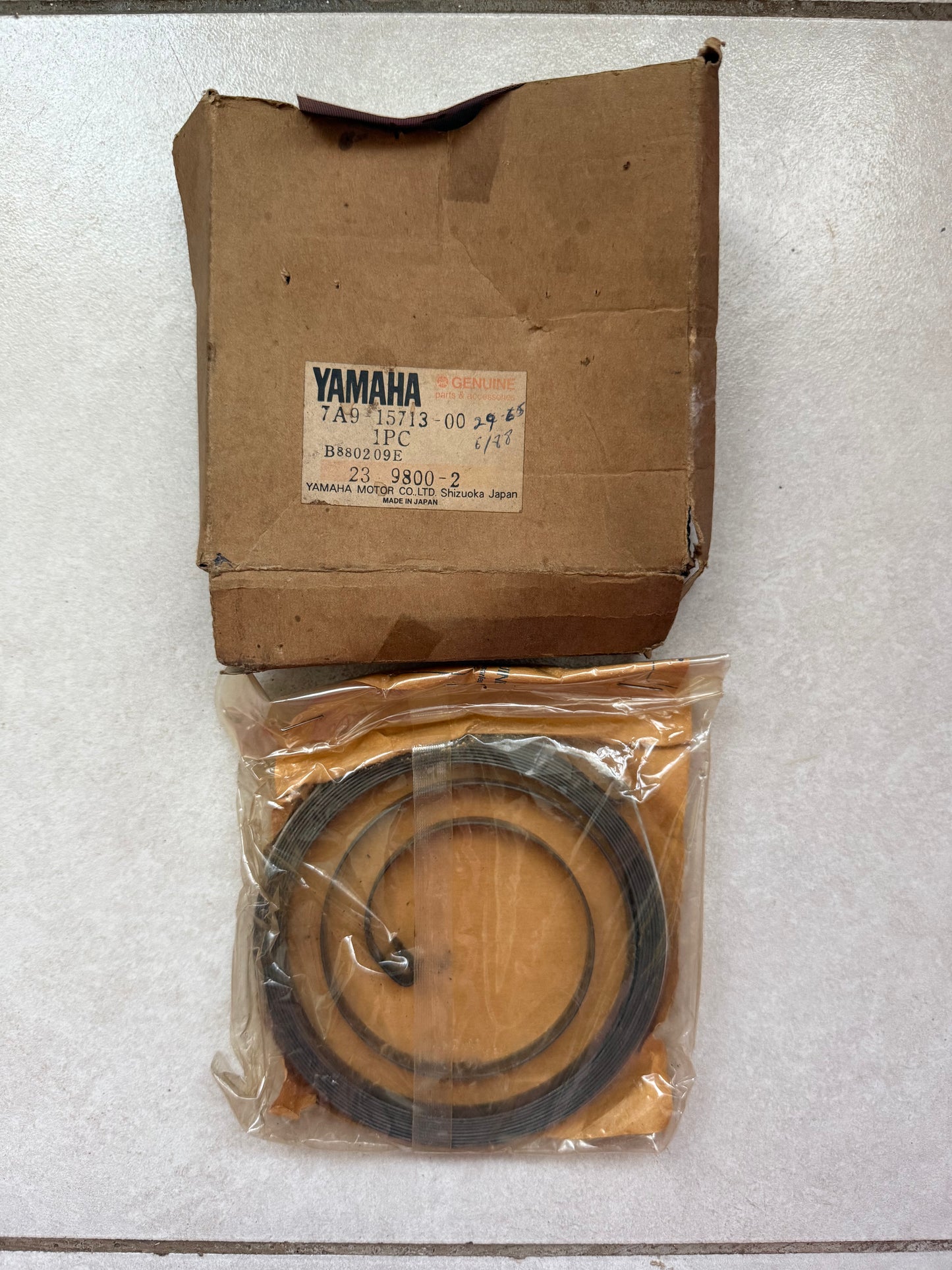 Yamaha EF1200 EF1800 EF2600 Generator Starter Spring