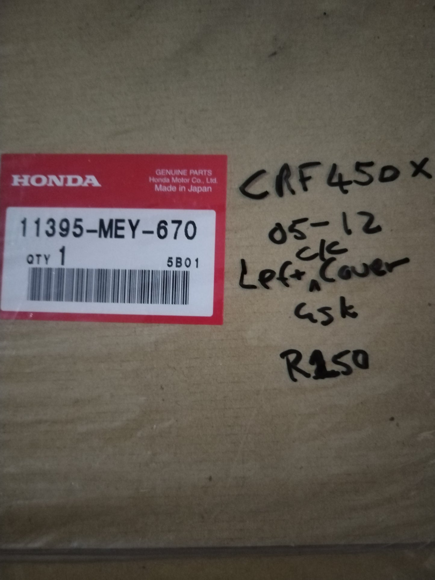 Honda CRF450X Left Crankcase Cover Gasket