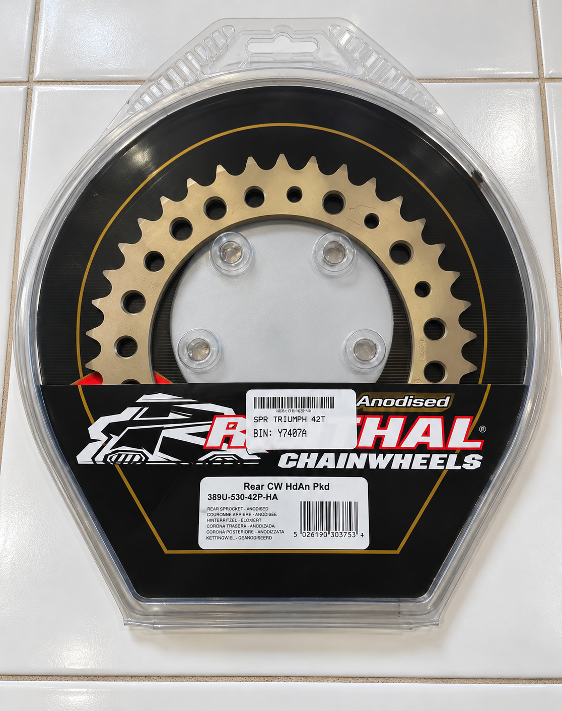 Triumph Speed Triple 955/1050 Daytona 900/955i Sprint ST955/1050 Tiger 1050 Renthal Rear Sprocket