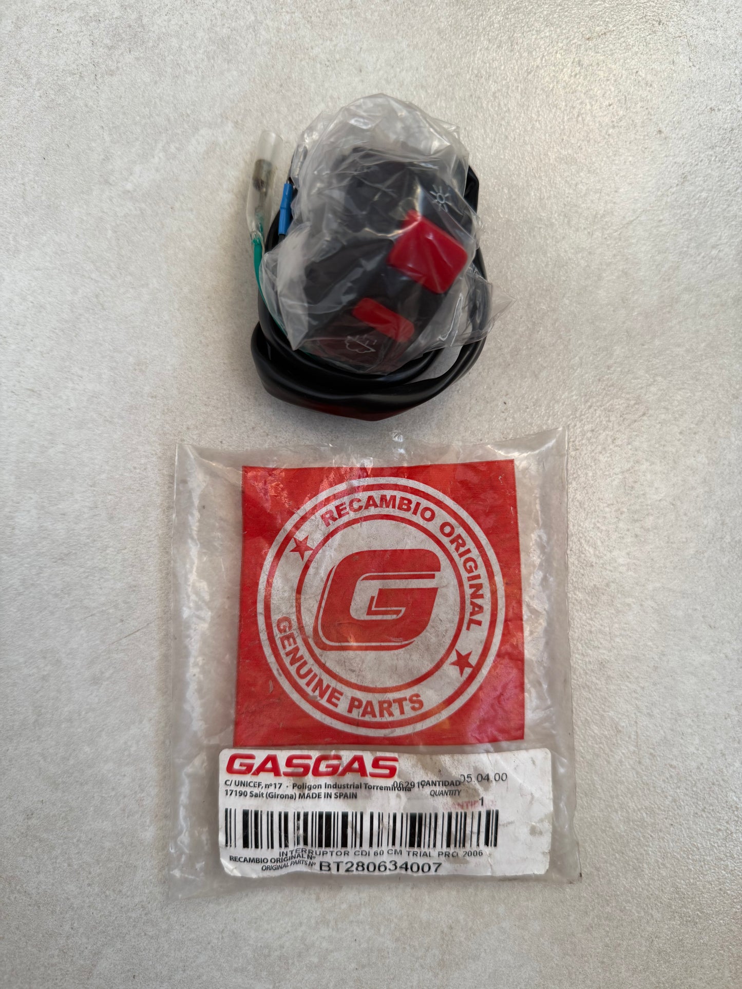 GasGas TXT Pro 125/200/250/280/300 CDI Switch