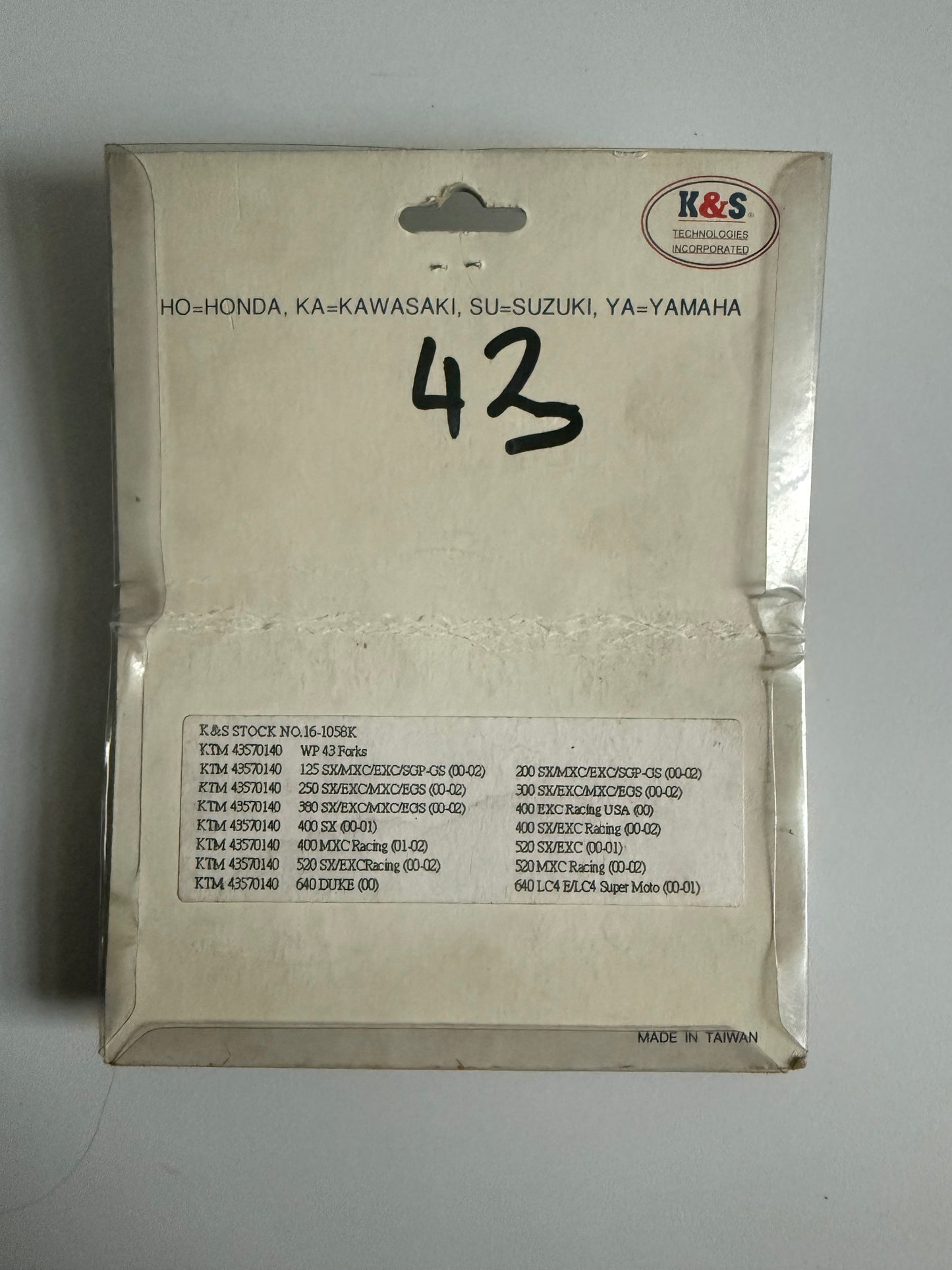 KTM Beta Fork Seals