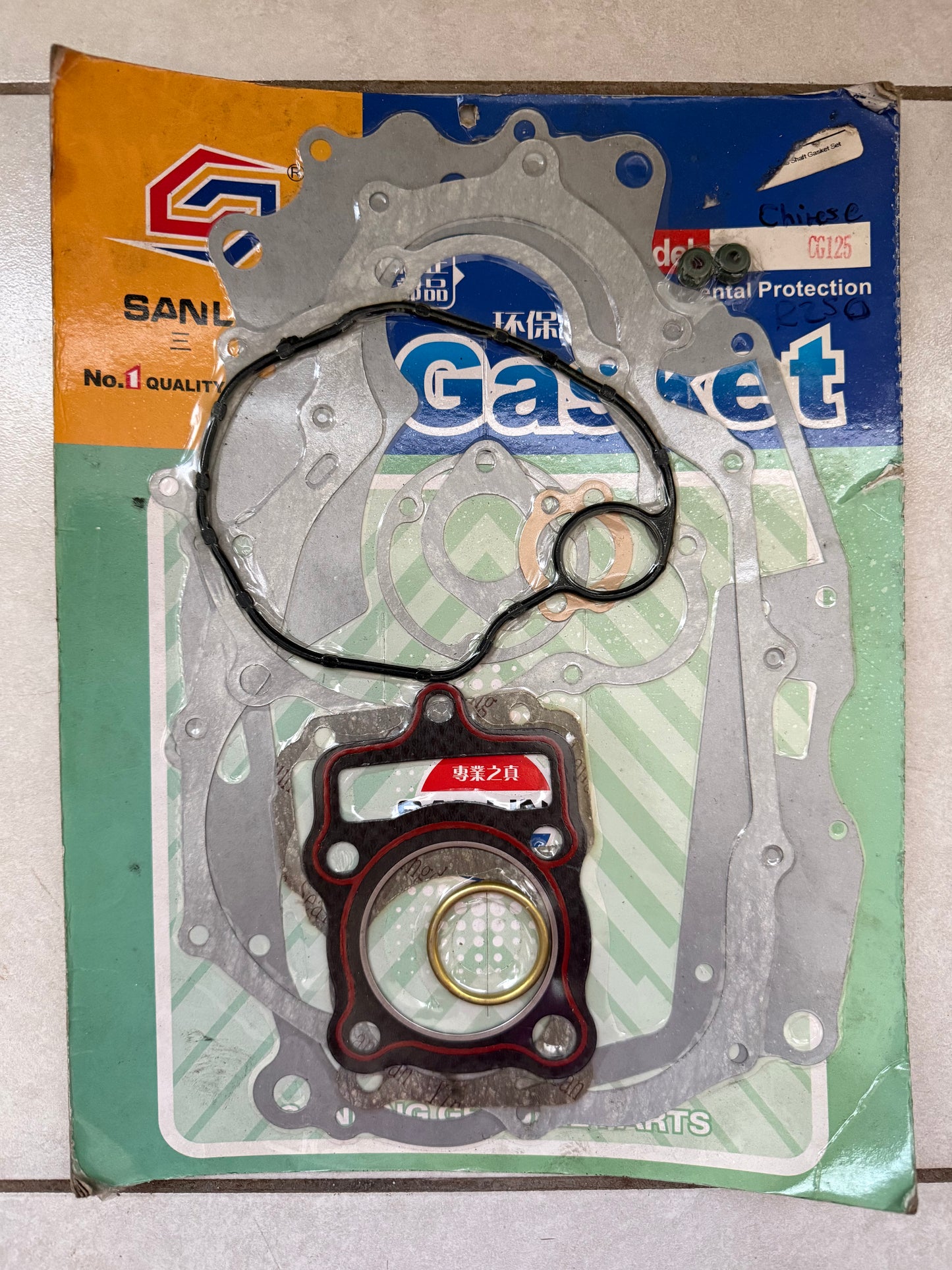 Chinese CG125 Complete Gasket Set