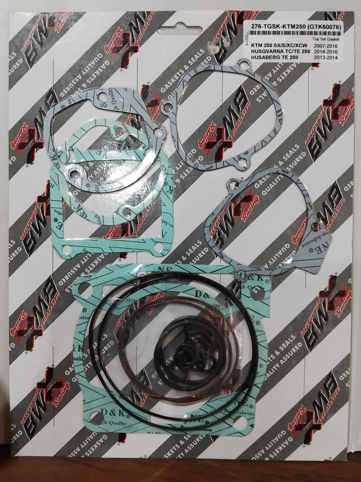 KTM 250 SX S XC XC-W Husqvarna TC250 TE250 Husaberg TE250 Top Set Gaskets