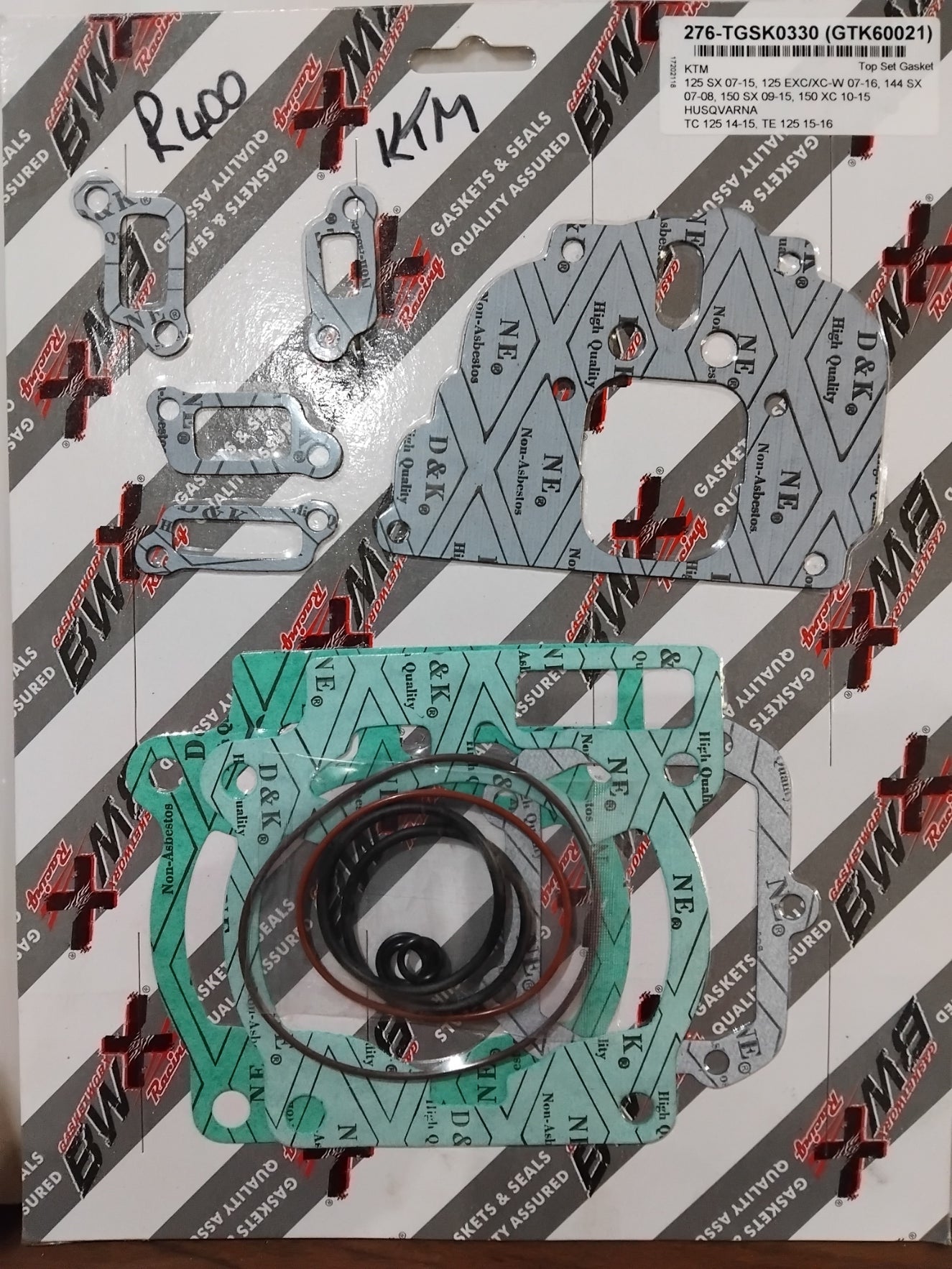 KTM 125 SX EXC XC-W 150 SX 150 XC Husqvarna TC125 TE125 Top Set Gaskets