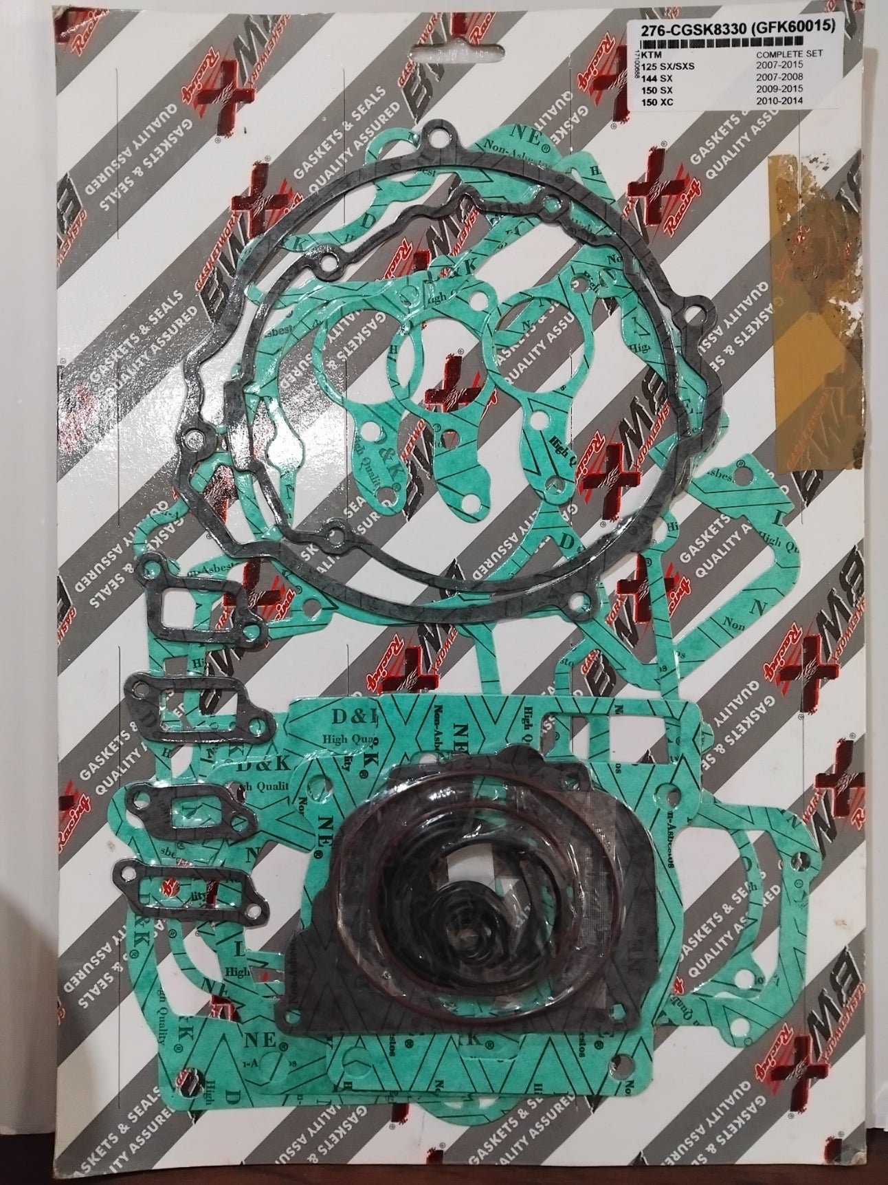 KTM 125 SX SXS 144 SX 150 SX 150 XC Complete Gasket Set