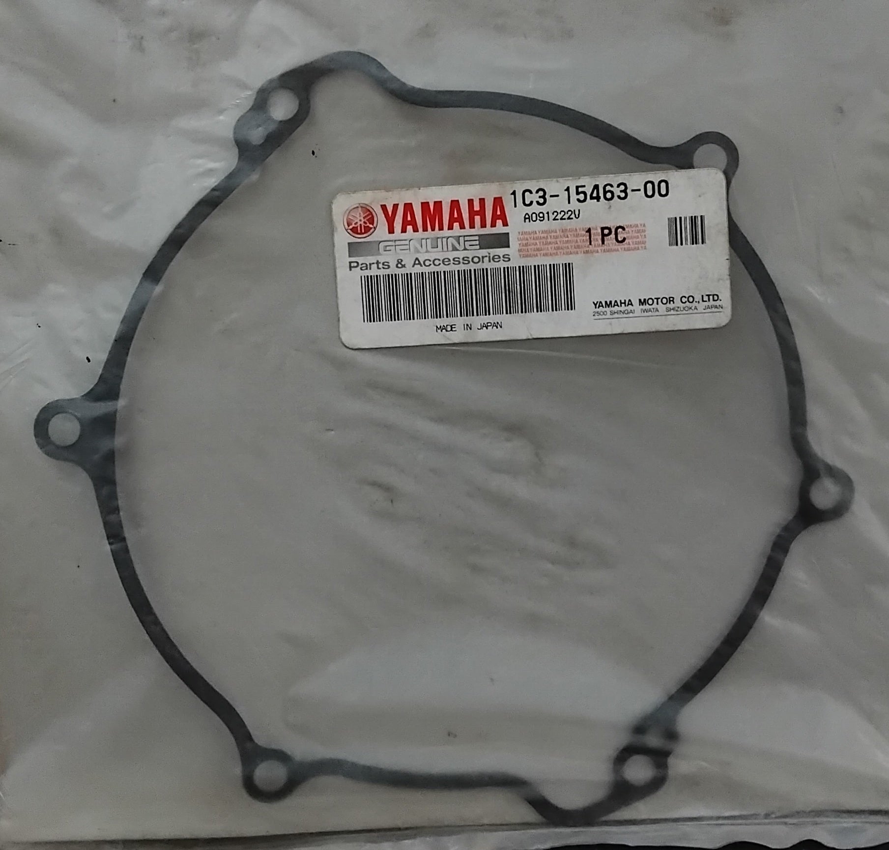 PAW977_POWERSPORTS Clutch Cover Gasket For Yamaha YZ125 (1994-2004) – Replaces OEM 4JY-15462-00