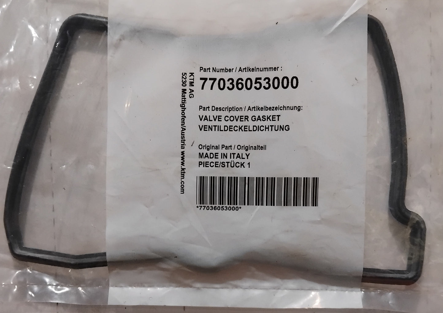 KTM 250SX-F 250XC-F 250XCF-W 250EXC-F Valve Cover Gasket