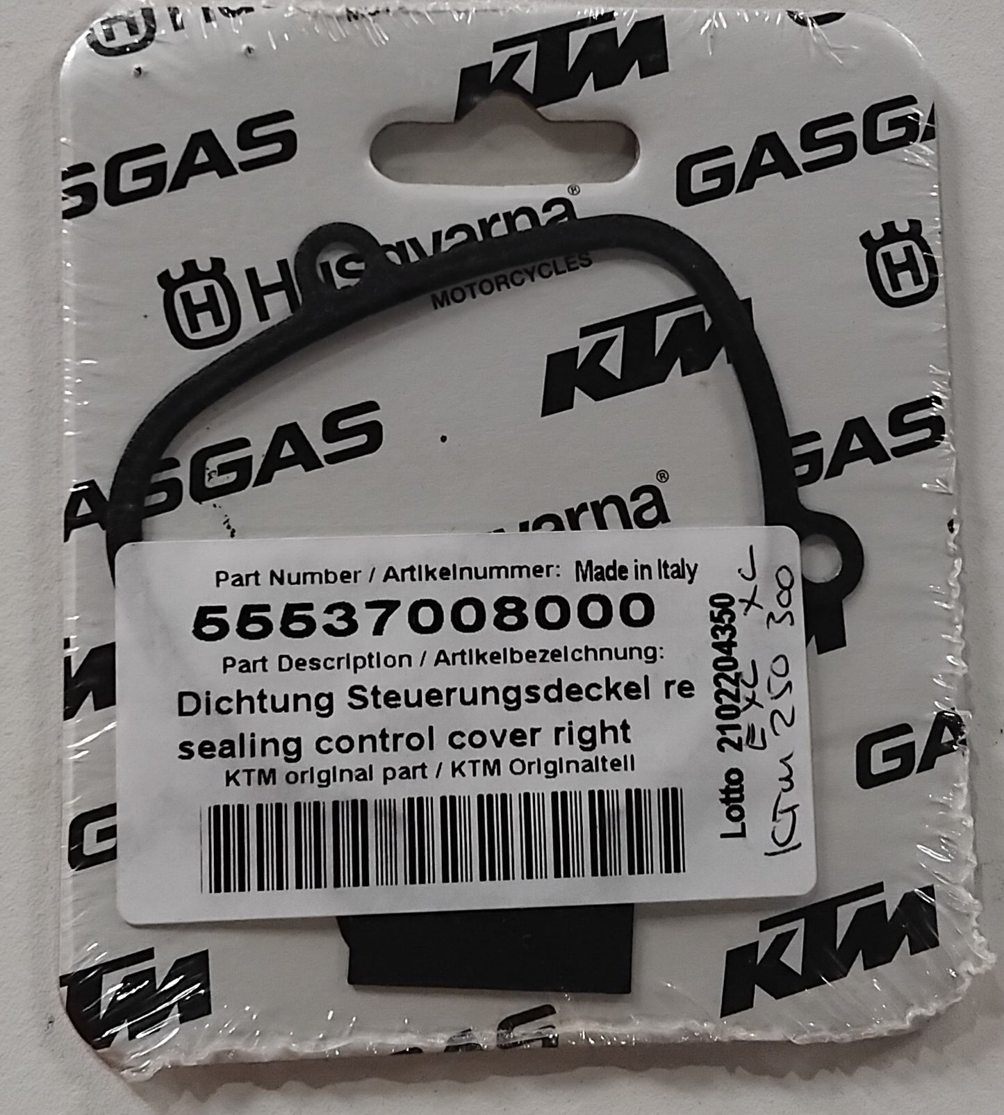 KTM 250 300 EXC Left Control Cover Gasket