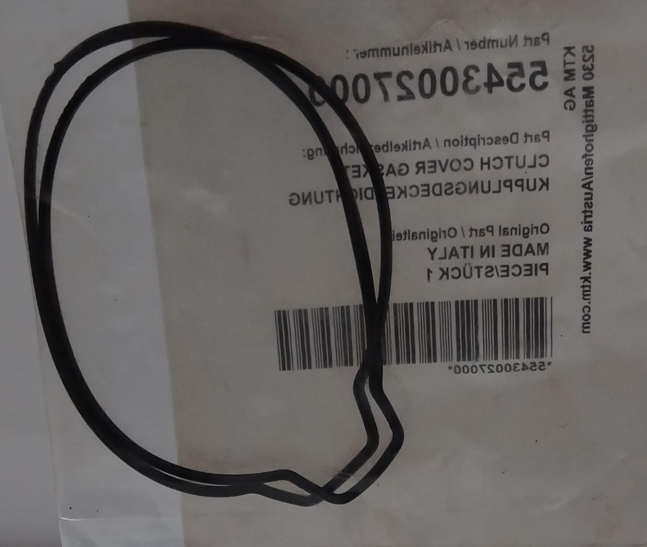 KTM 250 300 Husqvarna TE250i TE300i TC250 TX300 GasGas EC250 EC300 EX250 EX300 Clutch Cover Gasket