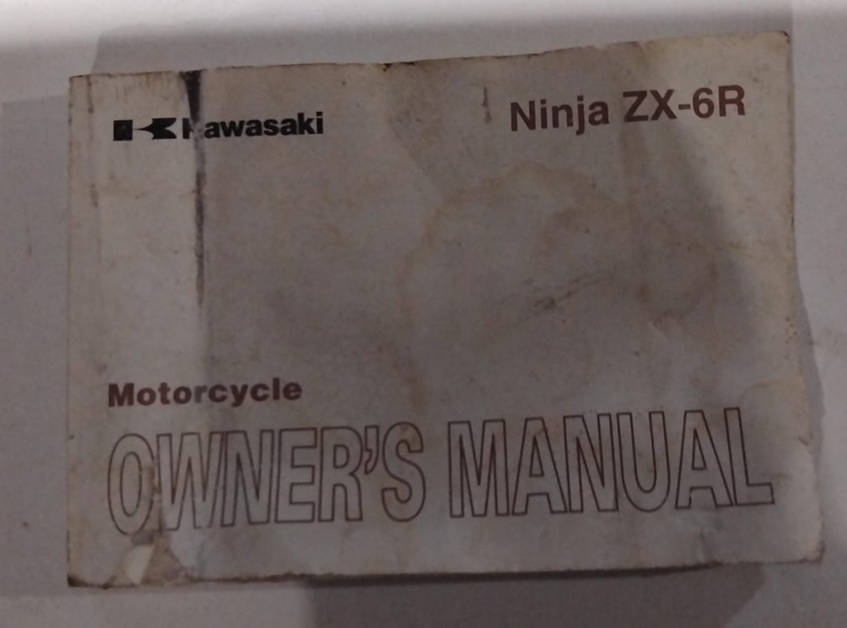 Kawasaki Ninja ZX-6R ZX6 Owner's Manual