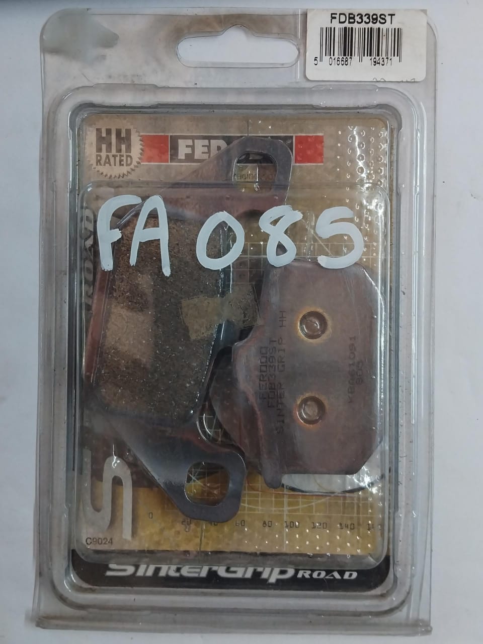 Kawasaki GPZ900R GPZ1000RX ZZR1100 KR250 VN800 Vulcan VN750 ZL400 Eliminator ZX10 Tomcat GTR1000 Brake Pads FA85