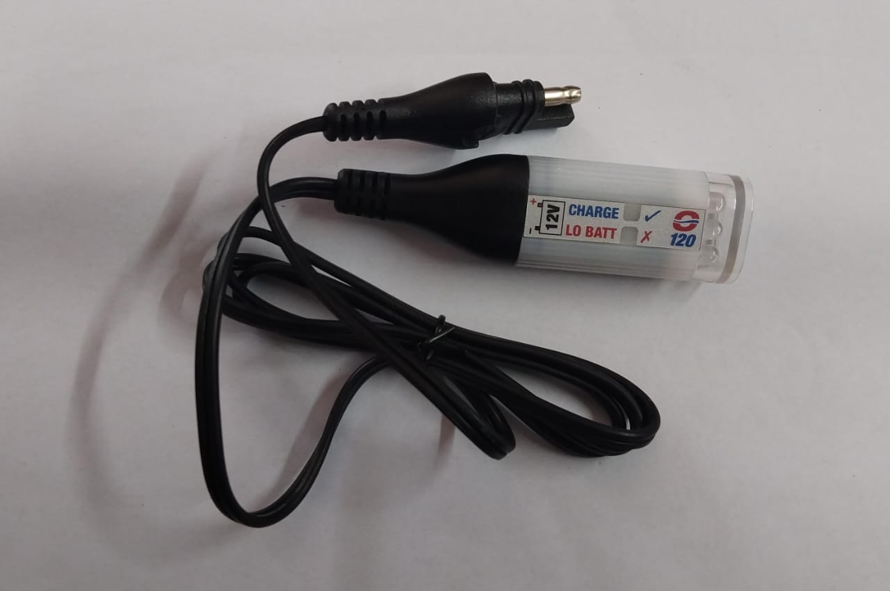 Optimate 12V LED Flashlight and Battery Charge Check Tool