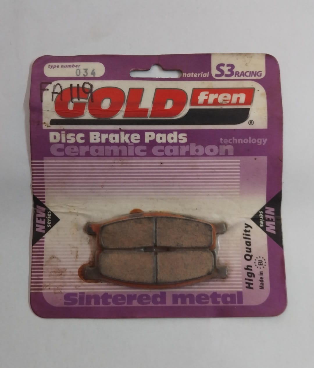 Yamaha DT50 YZ65 YZ80 YZ85 TT-R125 Kawasaki KLE250 Anhelo Brake Pads FA119