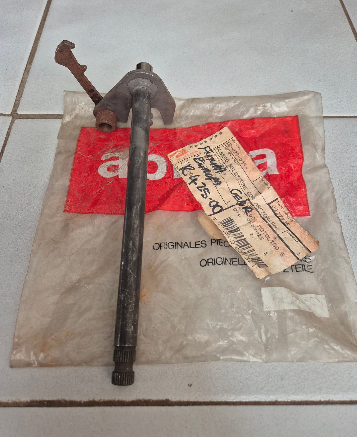 Aprilia AF1 125 Futura 125 Gear Selector Shaft