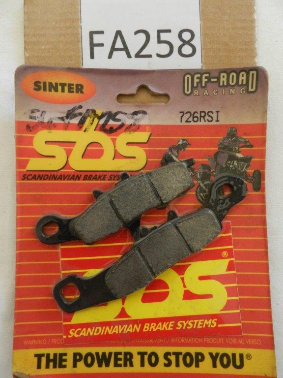 Kawasaki KX80 KX85 KX100 KL250 KLX250 Suzuki RM85 RM100 Front Brake Pads - Montclair Motorcycles Online