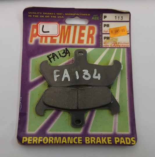 Aprilia AF1 Cagiva WMX Elefant Husqvarna CR WR TE TC Yamaha TDR125 Gilera RC600 Front Brake Pads FA134