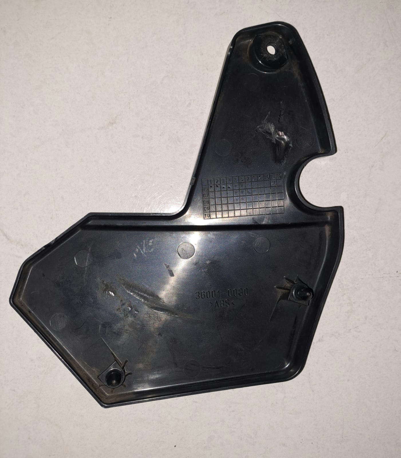 Kawasaki Ninja ZX-14 ZZR1400 Gen 1 Right Battery Cover