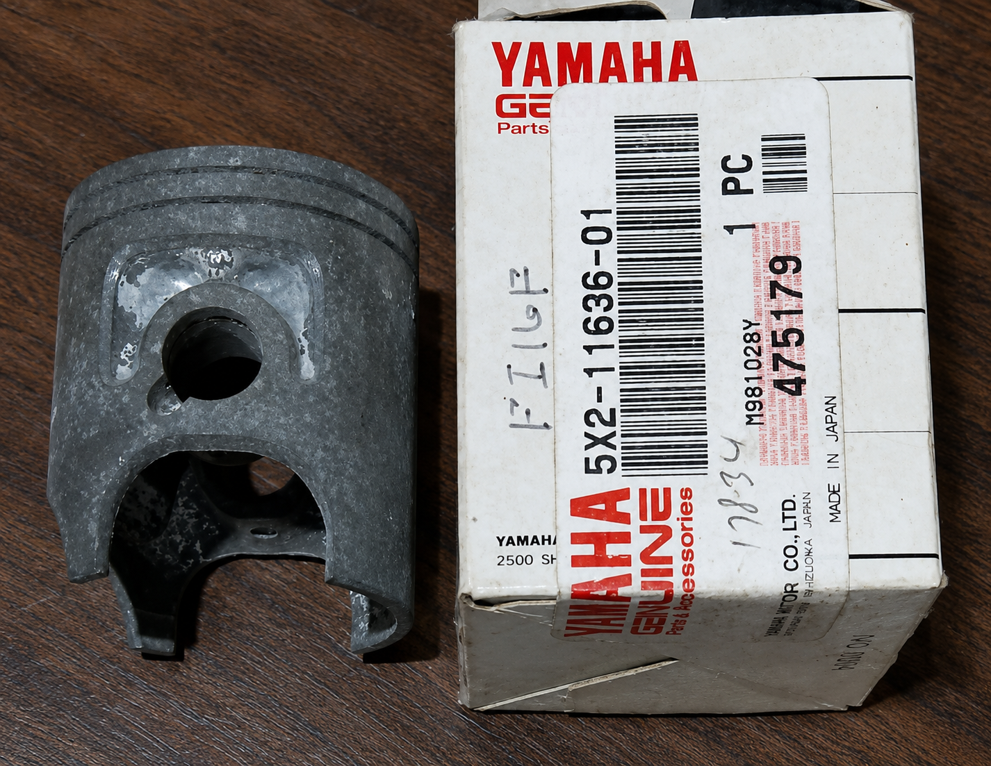 Yamaha YZ80J YZ80H 2nd Oversize Piston