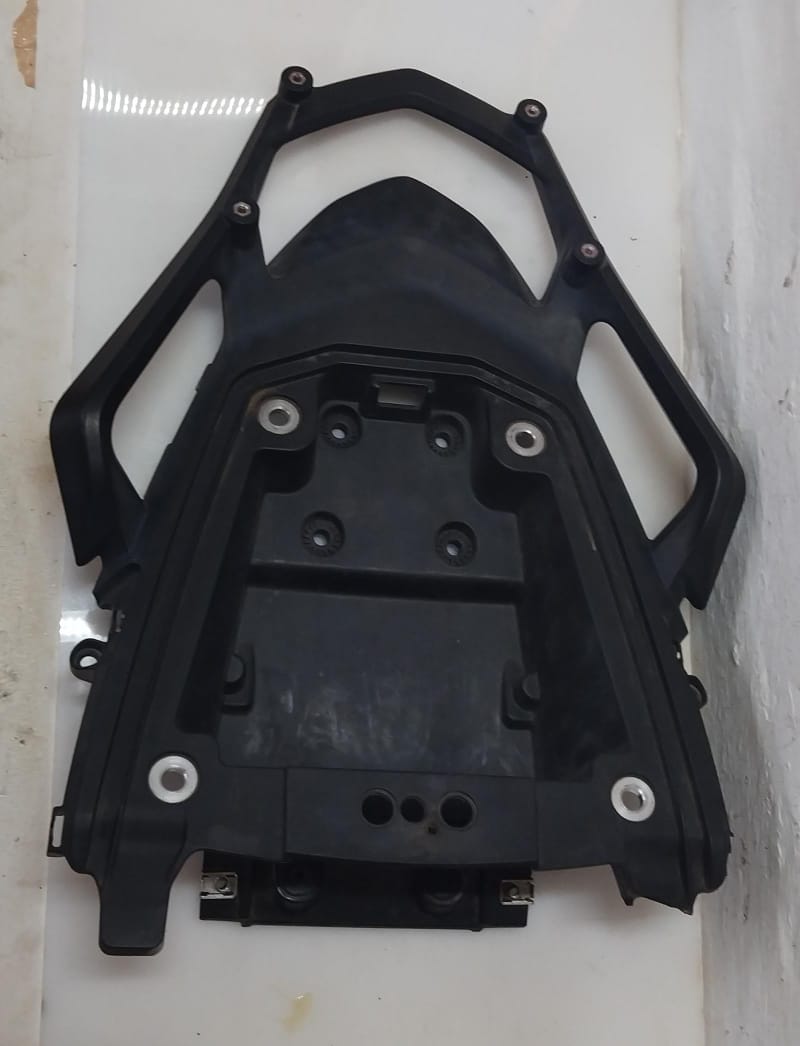 Ducati Multistrada 1200 Rear Grab Handle and Luggage Rack Plate