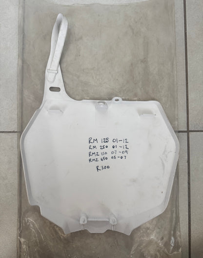 Suzuki RM125 RM250 RMZ250 RMZ450 Number Board / Plate