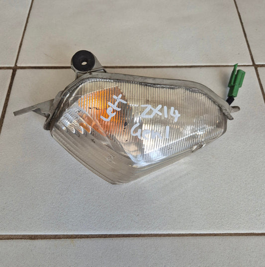 Kawasaki Ninja ZX-14R ZX14 ZZR1400 Gen 1 Left Indicator