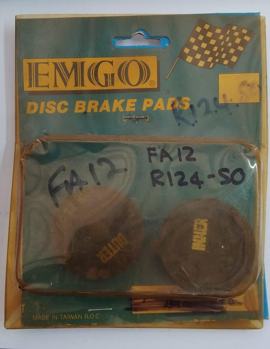 Honda CB750F CB750K CB400N CX500 Kawasaki KZ650 GPZ750 Suzuki GS750 GS1000 Yamaha XS650 XJ650 Virago Front Brake Pads FA12