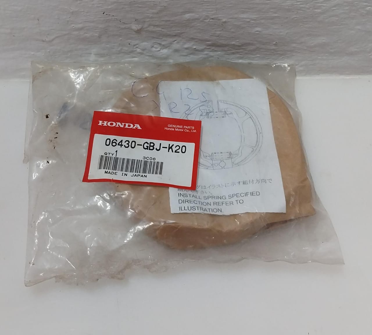 Honda CBF250 CBX250 CG125 SH125 XR250 Brake Shoes