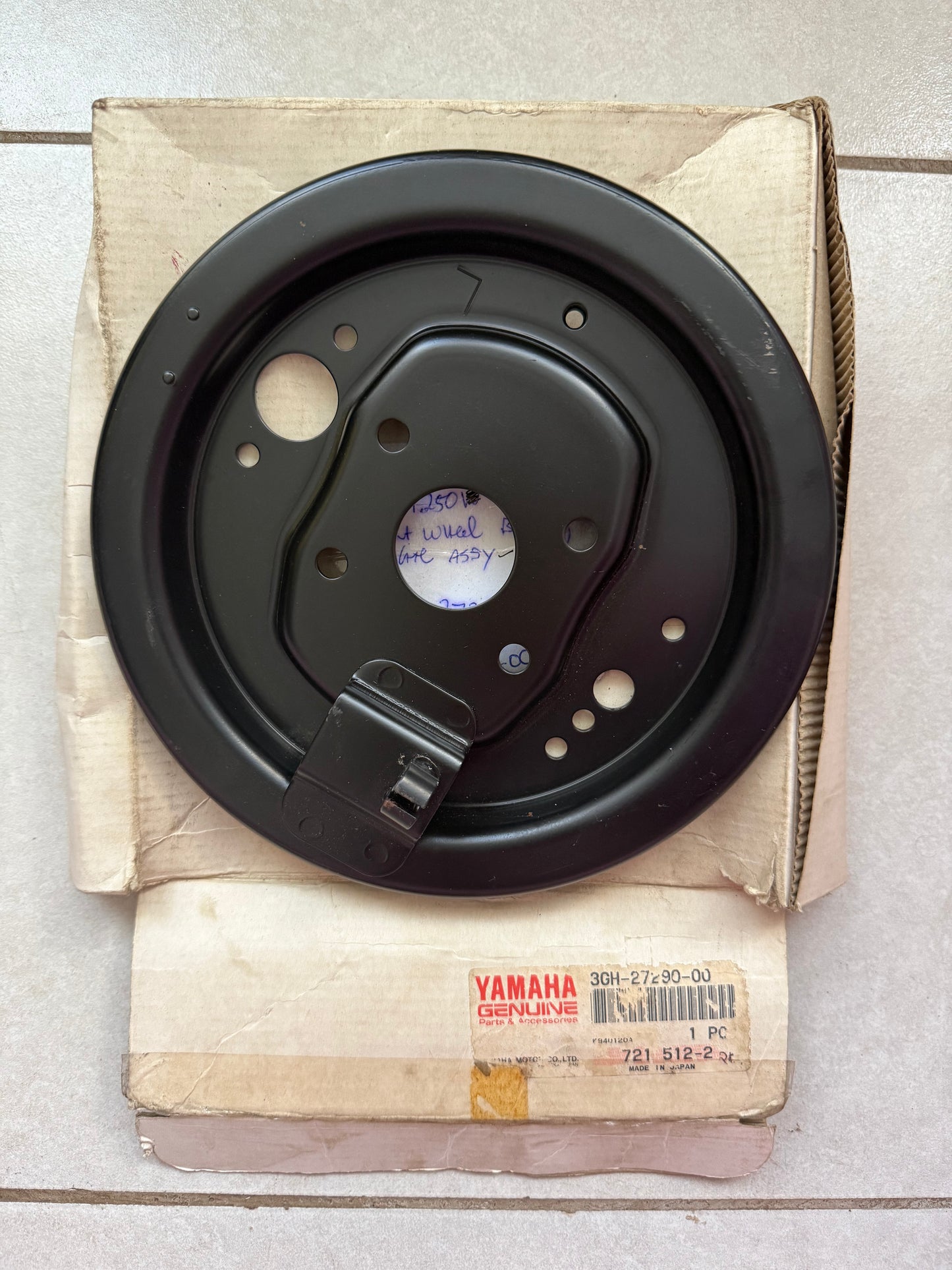 Yamaha YFM250 YFM350ER YFB250 YFM350 Front Left Brake Backing Plate