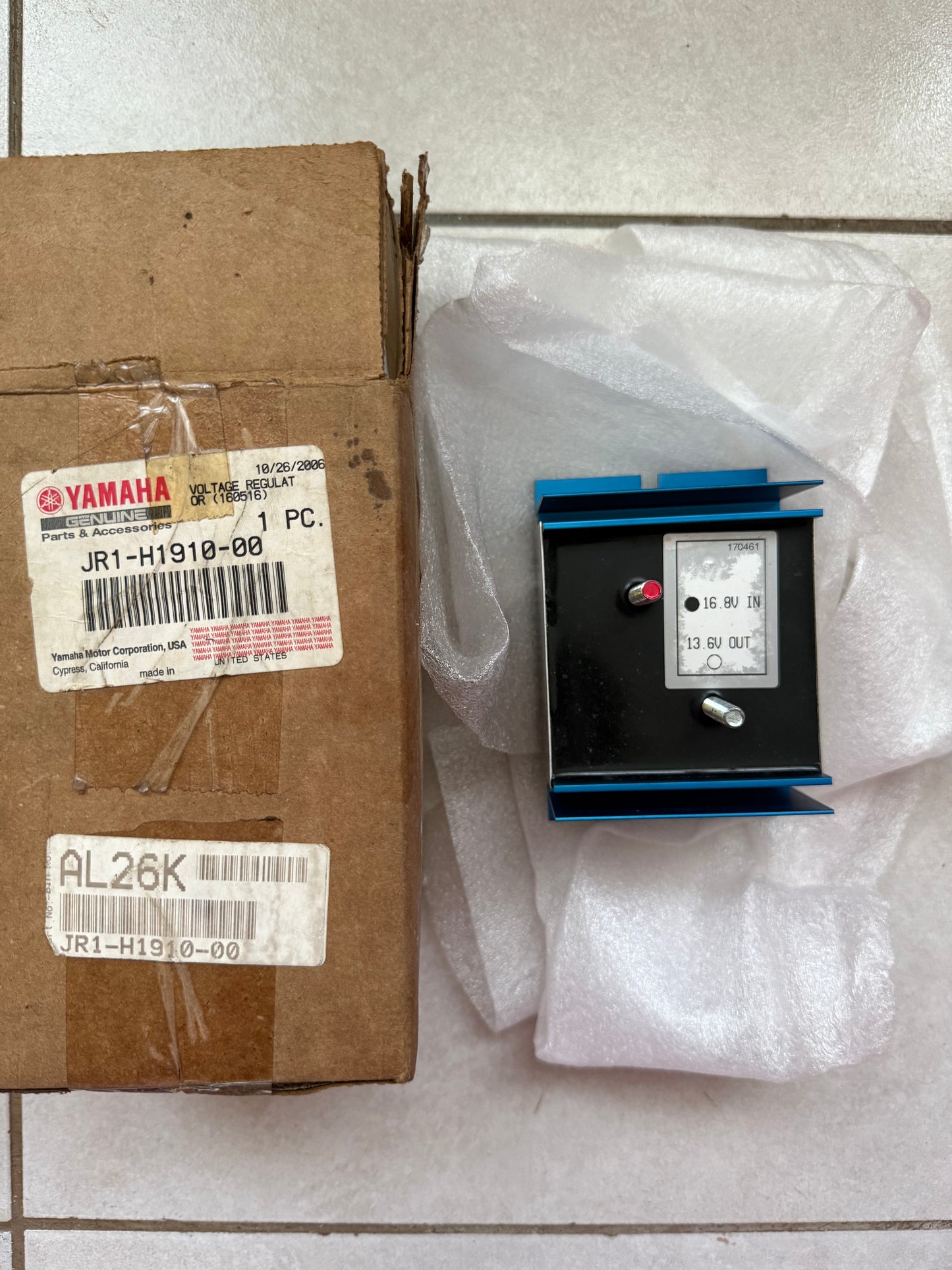 Yamaha Golf Cart Voltage Regulator Assembly