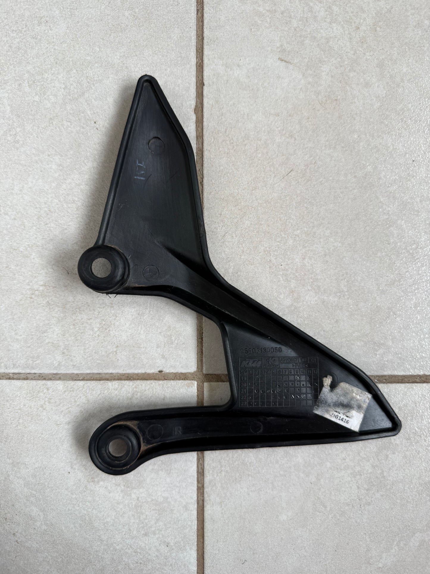 KTM 390 Adventure Right Front Heel Guard
