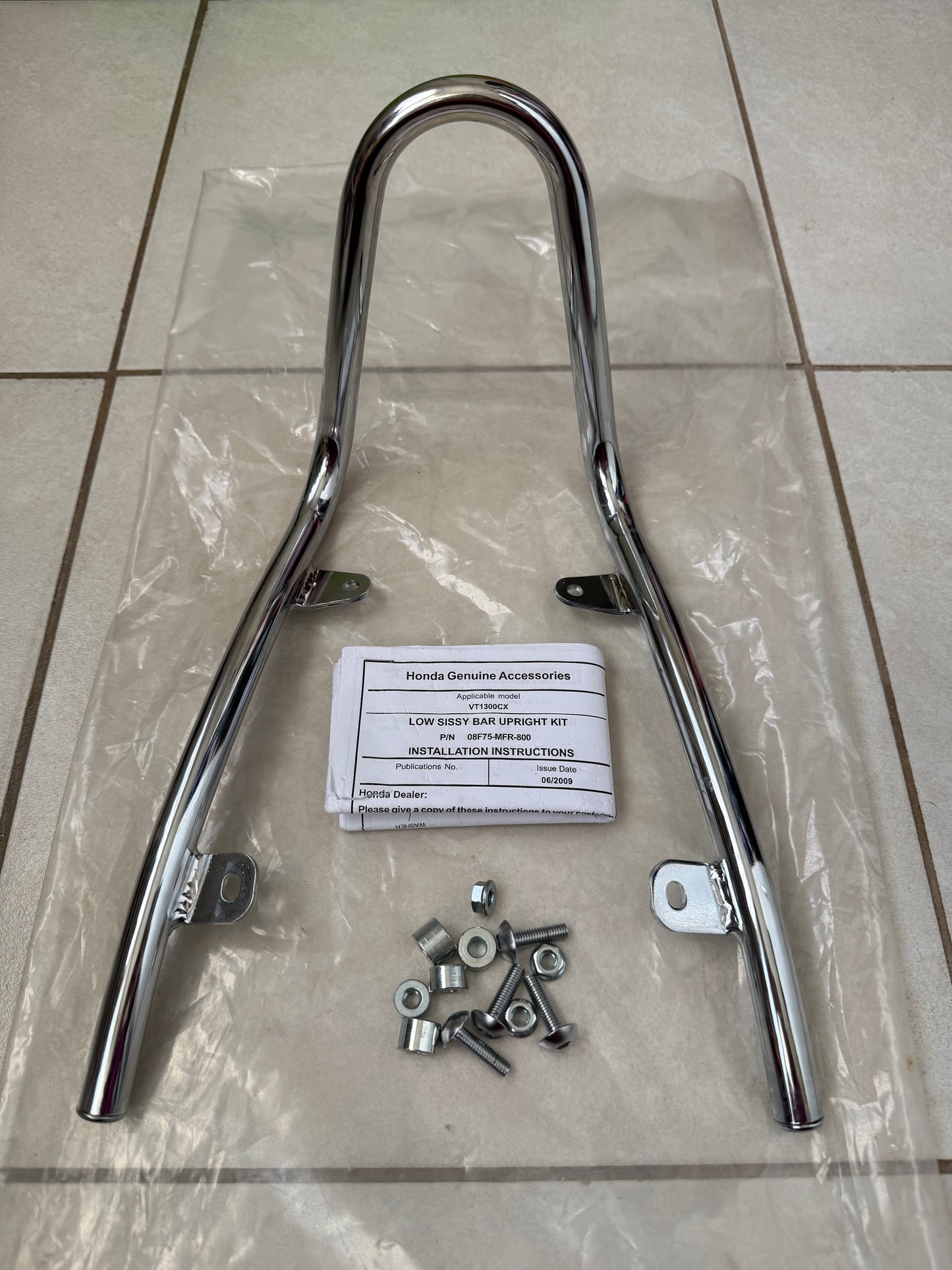 I-Honda VT1300CX VT1300 Sissy Bar / Backrest