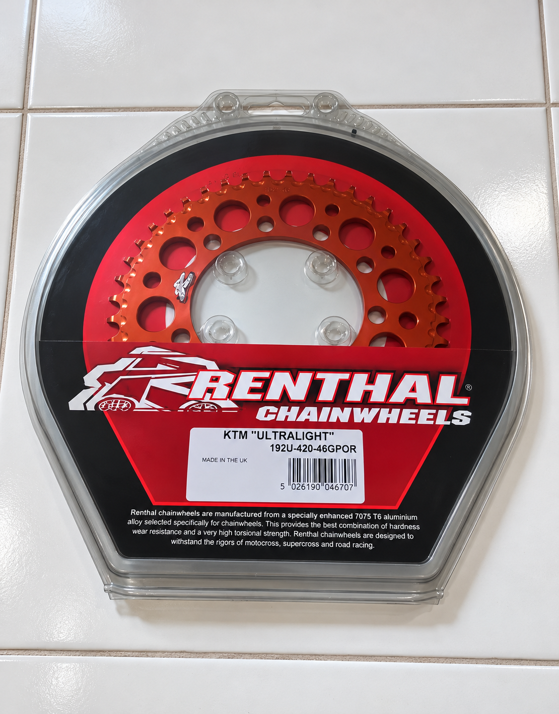KTM 60 KTM 65 SX Renthal Agtertandwiel
