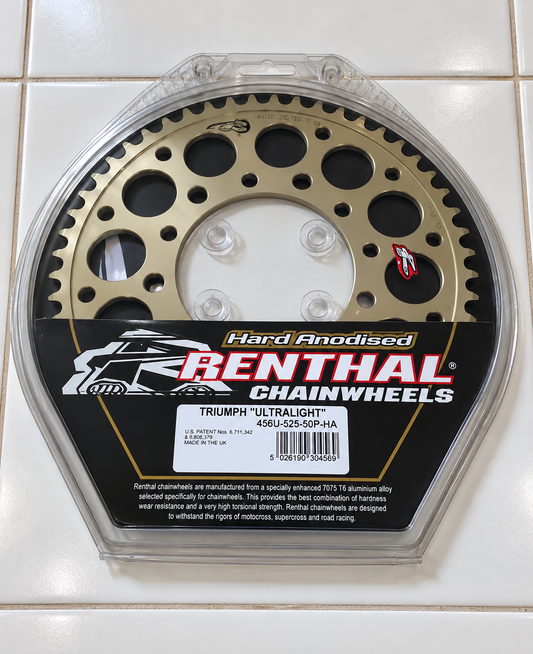 I-Triumph Daytona 675 Street Triple Tiger 800 XC Renthal Rear Sprocket