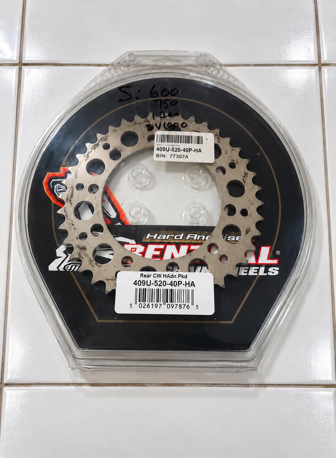 Suzuki GSXR600 GSXR750 GSXR1000 Renthal-agtertandwiel