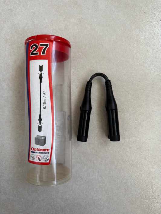 OptiMate O-27 15cm SAE Battery Charger Extension Lead