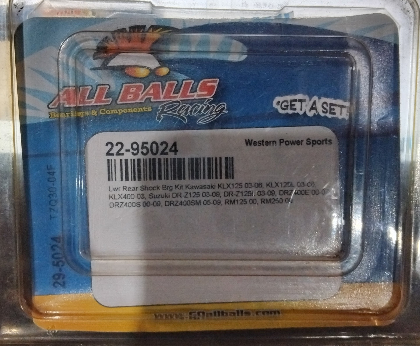Kawasaki KLX125 KLX400 Suzuki DR-Z125 DRZ-400 DR-400E RM125 RM250 Rear Lower Shock Bearing Kit