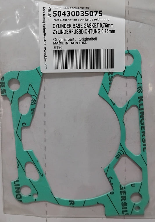 KTM 125SX 150SX XC-W EXC Husqvarna TC125 TE150 GasGas MC125 Cylinder Base Gasket