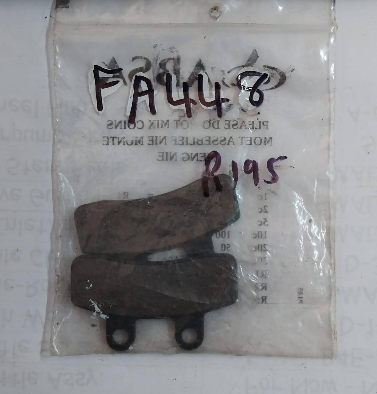 Pit Bike Lifan YX Zongshen SSR Apollo Orion Thumpstar Pitster Pro Italjet Pit Jet Brake Pads FA448