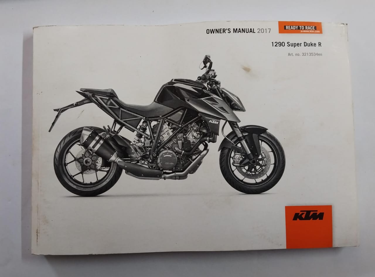 KTM 1290 Super Duke R Owner's Manual