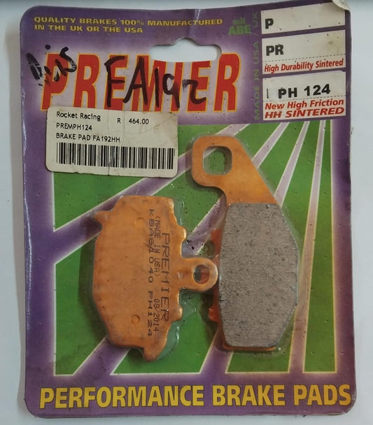 Honda CRF250R CRF450R Yamaha YZ250F YZ450F Suzuki RMZ250 RMZ450 DRZ400 Kawasaki KX450F ZRX400 Z1000 KTM EXC Husqvarna FE TE Rear Brake Pads FA192