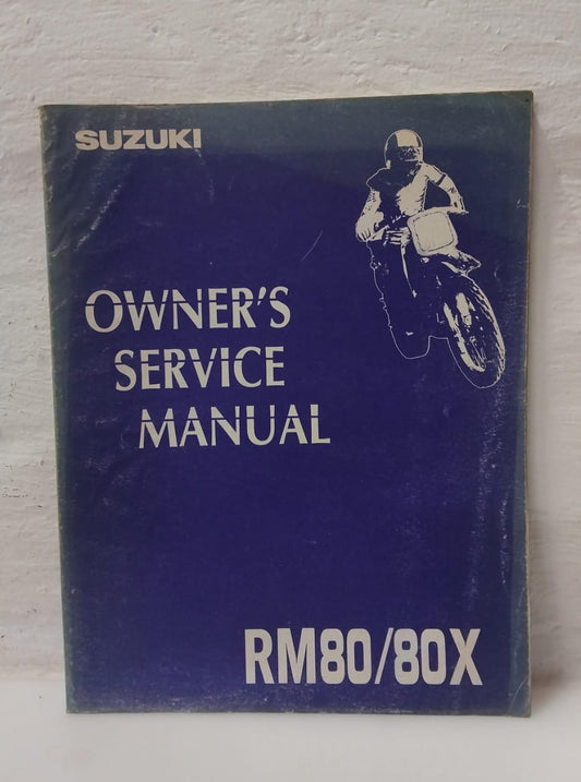 Suzuki RM80 RM80X Service Manual