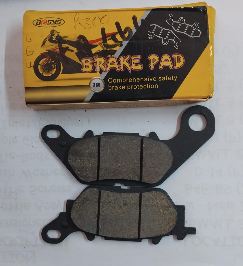 Yamaha XC125 YBR125 T135 remskoene voor FA464